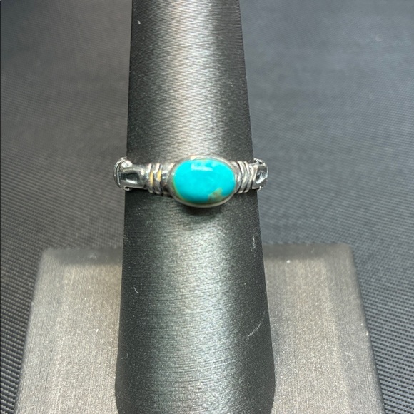 Silver Turquoise Ring - Picture 1 of 7